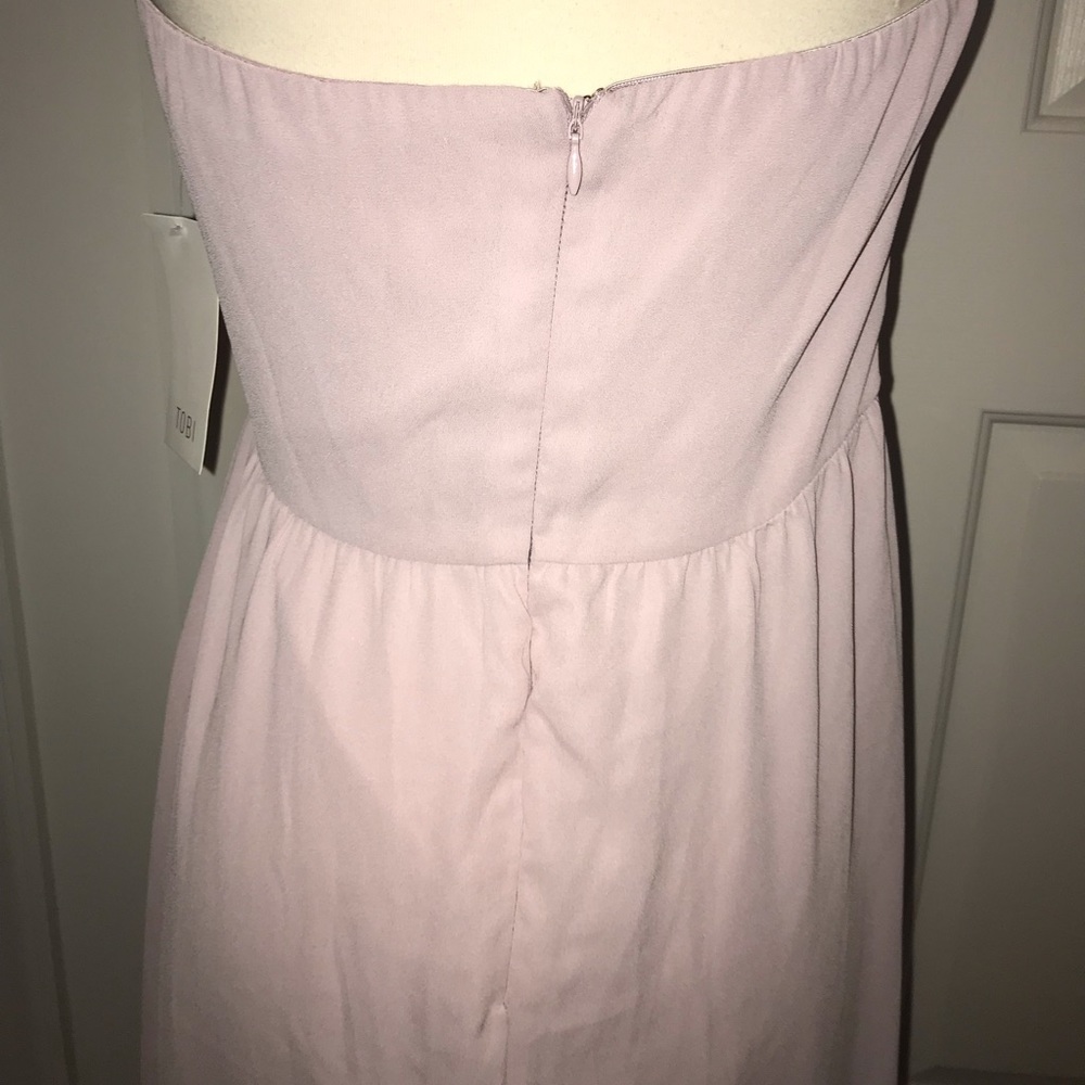Tobi mauve strapless maxi dress - Picture 8 of 8